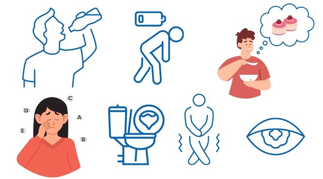 Symptoms of diabetes