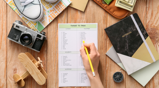 Travelling checklist